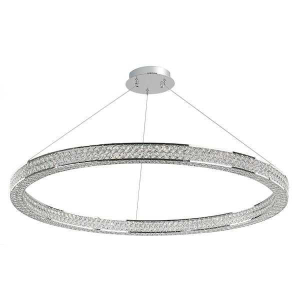 Maxim Lighting Eternity LED 1-Light 40" Wide Polished Chrome Pendant Light 39774BCPC - main